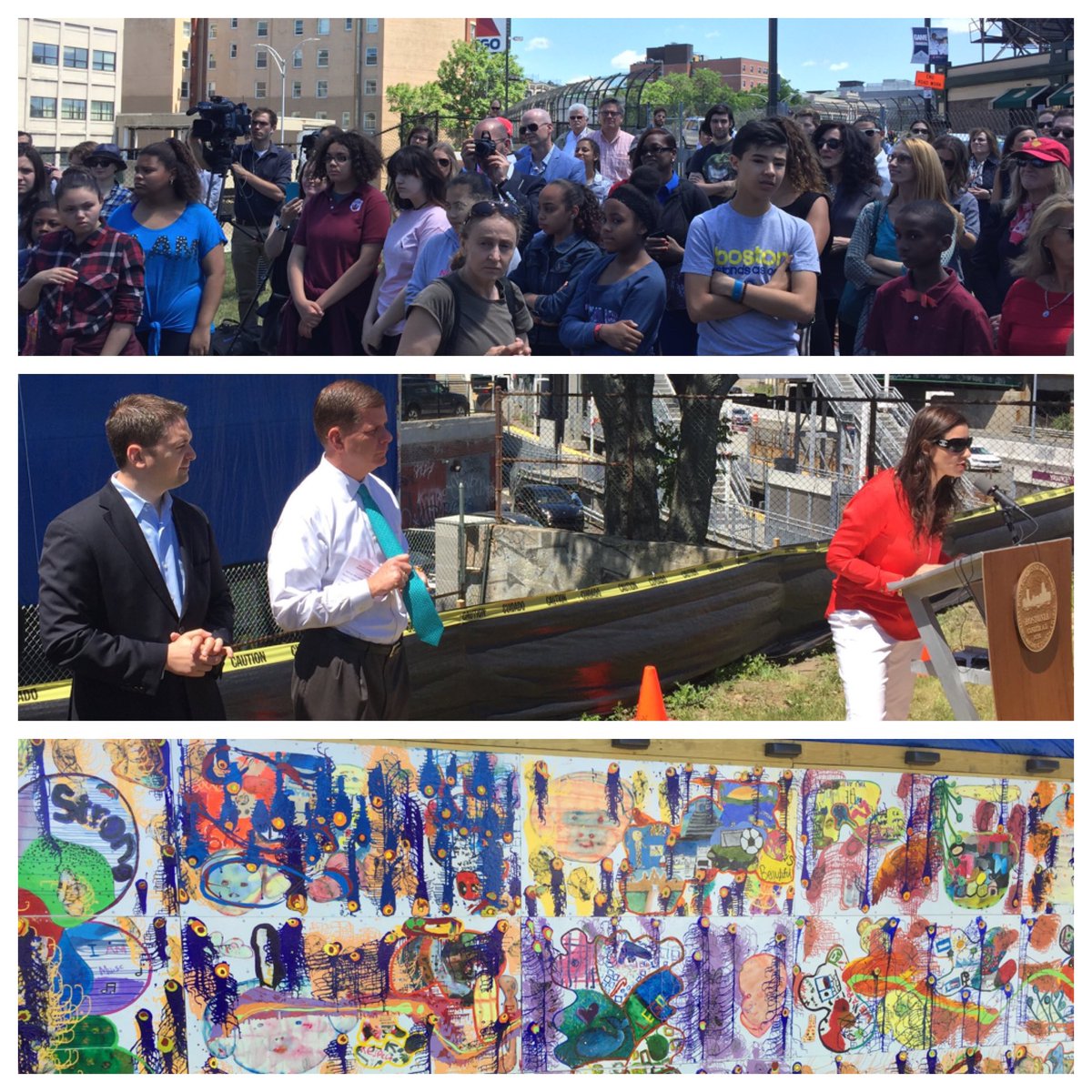 ARCKBOSTON's tweet photo. Thanks @marty_walsh & @JulieBurros & @joshzakim 4 #creativelearing to have confident future leaders @BostonSchools https://t.co/bGzV4TjE1q