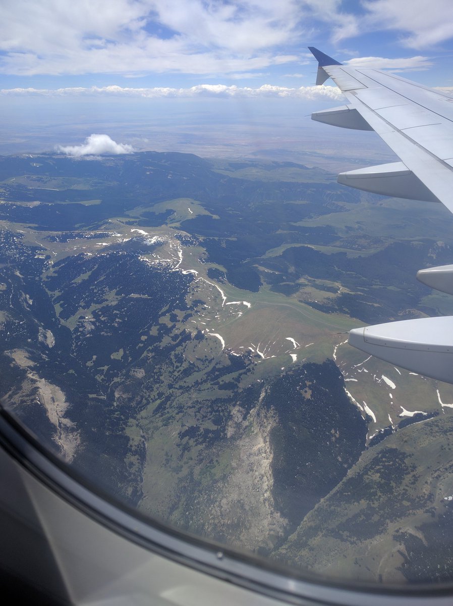 DavidWitman1's tweet photo. Made it to MT! I think this is snow... #itsjune#winteriscoming #yellowstone https://t.co/u52HGdvOAJ