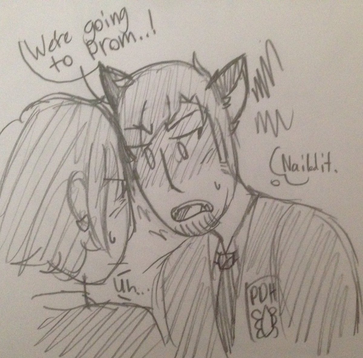 SherlockianHero's tweet image. Ahh man..! Gene and Balto going to prom~~!