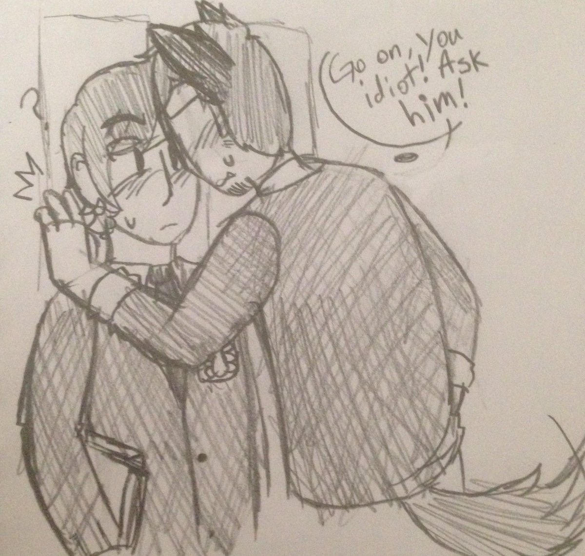 SherlockianHero's tweet image. Ahh man..! Gene and Balto going to prom~~!