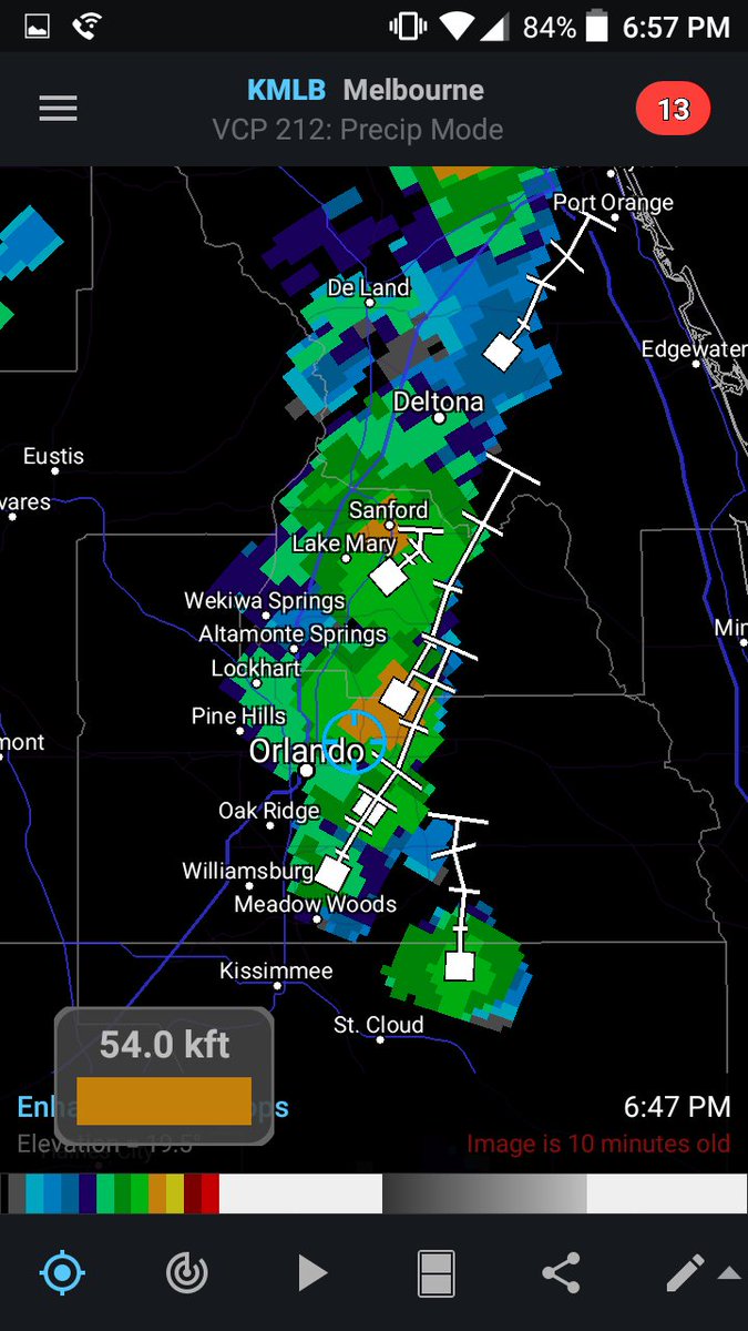 LIGHTNING_FAN91's tweet image. @BShieldsWFTV @TMainolfiWESH:storms still @ 54,000 ft even after collision 20+ min ago! #wesh2storms #stormalert9