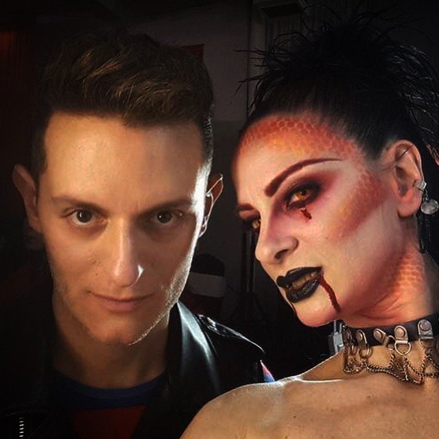 danimakeup1's tweet photo. mi reptiliavamp en el stand de @apmaquillaje #buonaestetika2016 https://t.co/z1bmKGkzeE