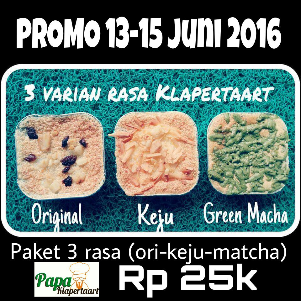 adventiamhrani's tweet photo. #Klapertaart 3 rasa. #Greentea #ori #keju #promo #kulinerpurworejo @Purworejobagus @kicaupromo https://t.co/QWanLeRHXL