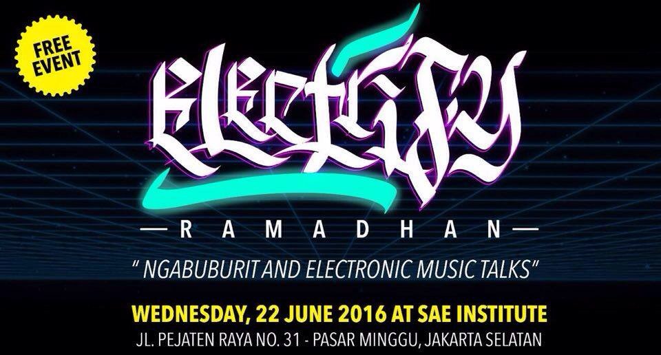 Come and join us for Ngabuburit and share your electronic music experience or questions with producers... . .
