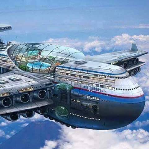 Chandrak001's tweet photo. The first plane in world made by Europe with:shopping mall,suit rooms,swimming pool on top.Three floors https://t.co/WEUrw1xFEp