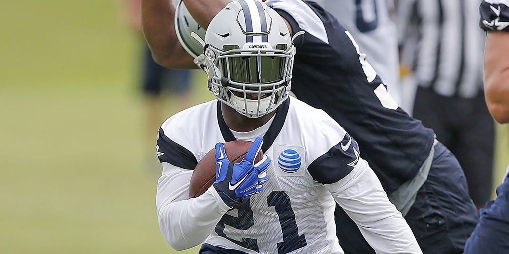 NFL's tweet image. No. 1 RB in Dallas?
Improved Geno Smith in '16?

10 takeaways from Tuesday's #NFLMinicamp: on.nfl.com/1OokhvT