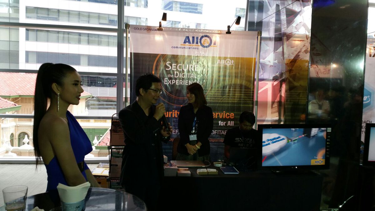allot_ltd's tweet image. Real time from Bangkok at Security Exchange  #SX2016 with @MTechSG. Come by we would love to see you!