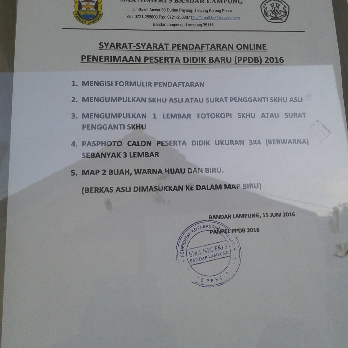 Untuk adik adik yg ikut ppdb online bisa dilengkapi syarat syarat nyaa