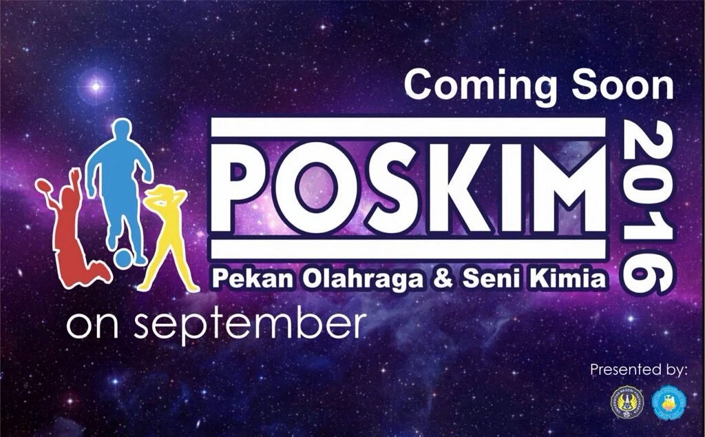 Coming soon POSKIM 2016 menyapa #poskim2016 #pekanolahragadansenikimia #cfc #bco #lombamasak #senam #poskimmenyapa