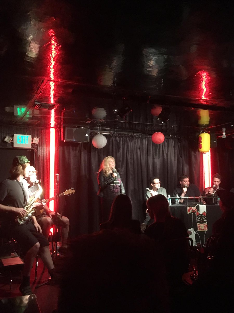 michellescomedy's tweet photo. Performing jokes on @KILLTONY podcast w @TonyHinchcliffe @redban at @TheComedyStore. https://t.co/79NHiOhIQ5