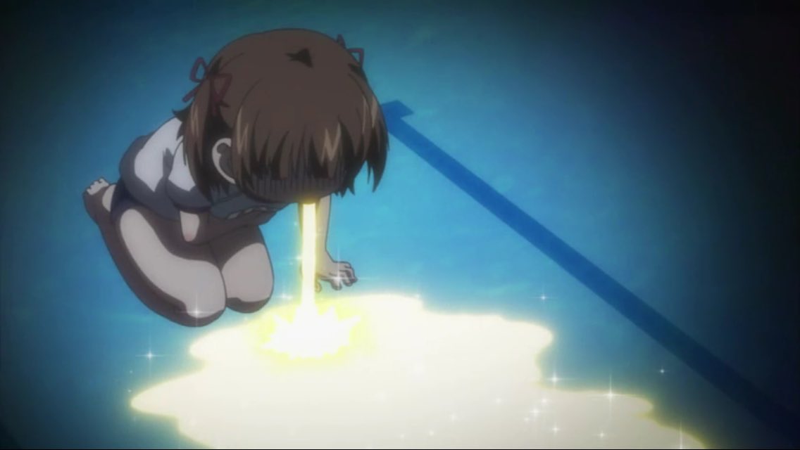 Anime Spambot On Twitter Mitsudomoe Features Fancy Animated Vomit Sparkles