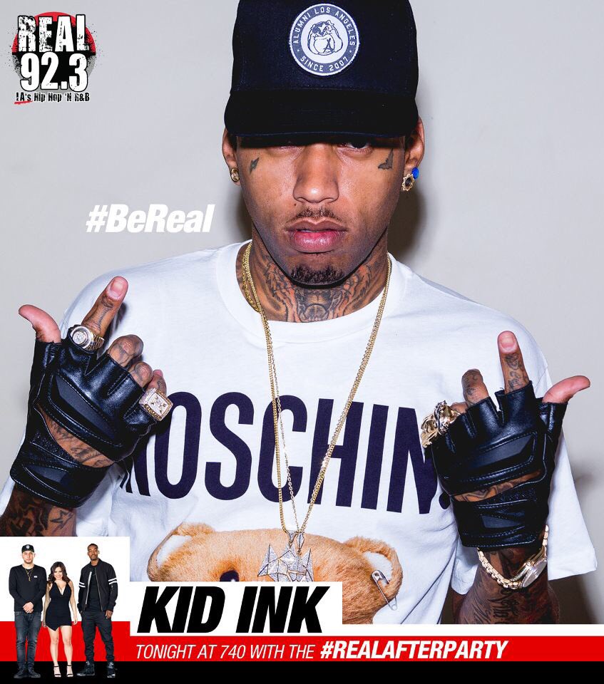 Real923LA's tweet photo. Got a special guest joining us for #BeReal tonight! @Kid_Ink 😈😈

Lock us in: https://t.co/itFK4Lr4ai https://t.co/SAPctzYKIP