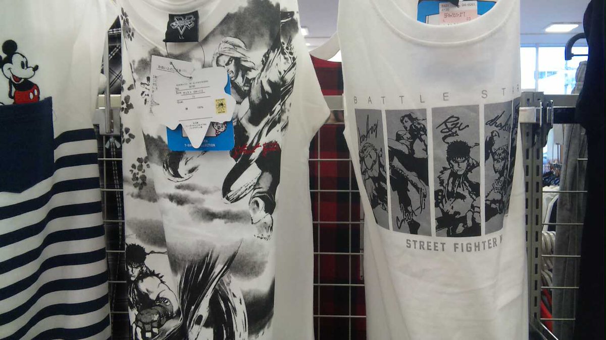 荒地の魔女 仮 No Twitter しまむらキャラクターｔシャツ新作はストリートファイターv しまむら しまパト