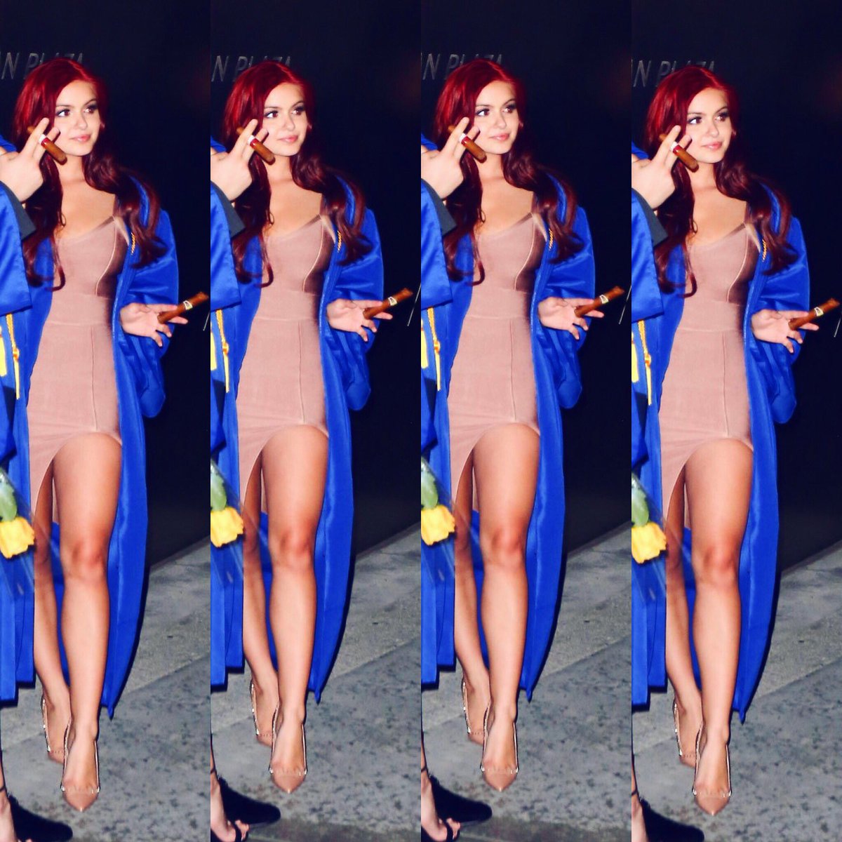 navy blue dress for baby girl Ariel Winter's graduation dress just dropped all the jaws main image 1