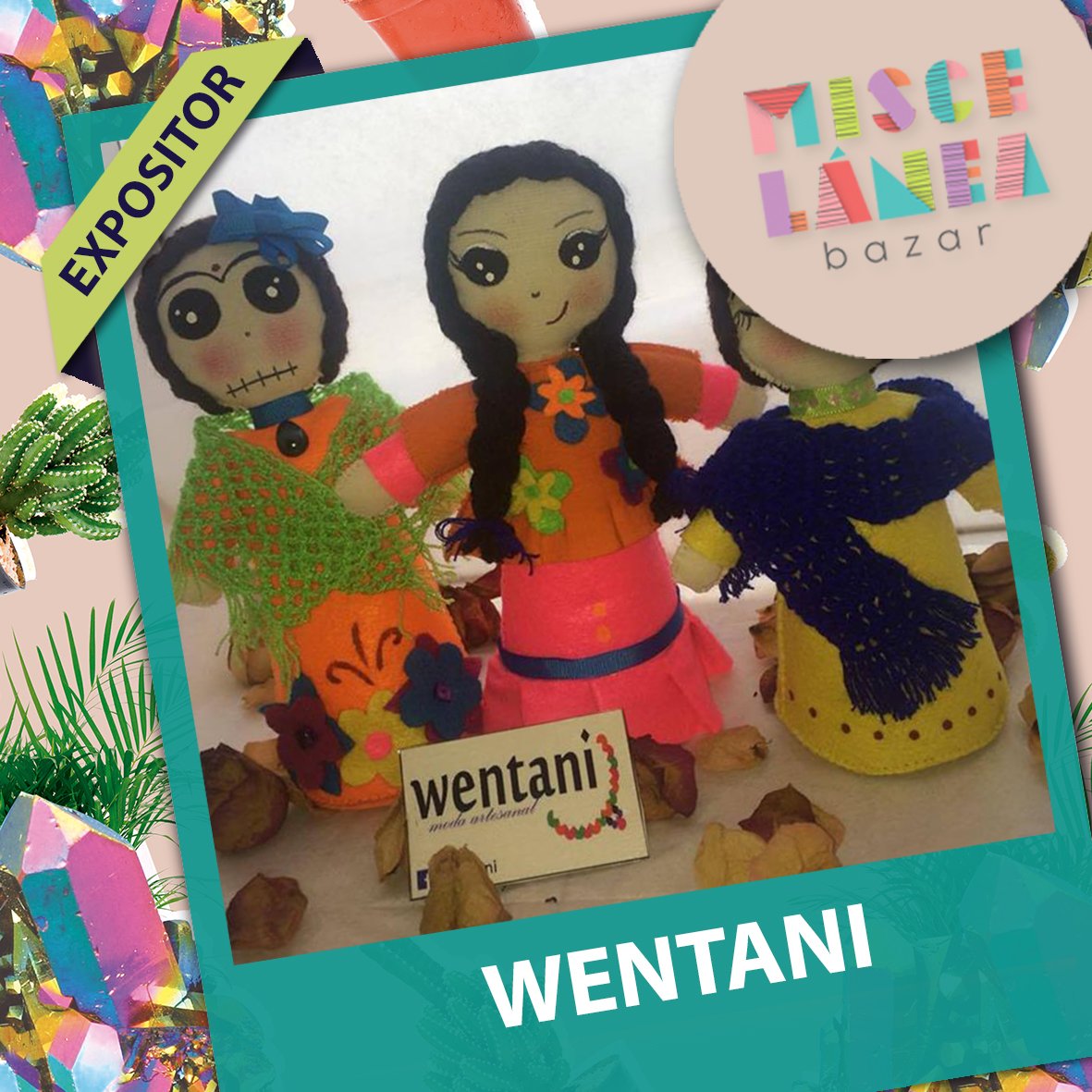 Miscelaneabazar's tweet photo. No se pierdan la nueva linea de #Wentani en exclusiva durante nuestra #5aEdicion en @SantoCafeOri https://t.co/RWAPnJjL3w