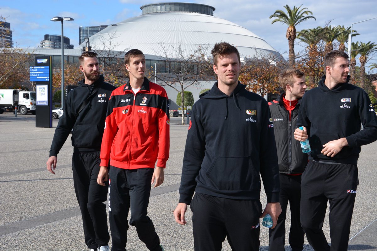 Ochtendwandeling in het Olympic Park in Sydney. #FIVBWorldLeague #Reddragons