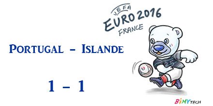 BimyTech's tweet image. Congrats to both teams!  #PORISL #EURO2016 #EuroShow #Portugal #PortugalvsIceland #Tapou