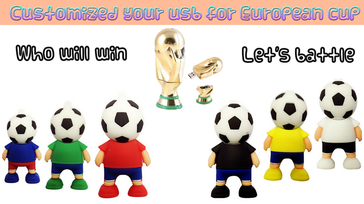 brandedtechgift's tweet image. #customizedusb for european cup ,soccer #usb ,design your own shape #flashdrives to support your team