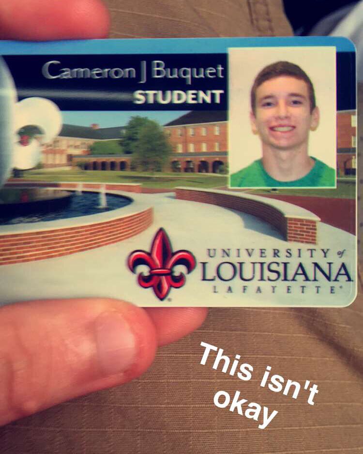 cameron_buquet's tweet photo. Officially a college student #Cajunsof2020 https://t.co/KzWu2AAdsS