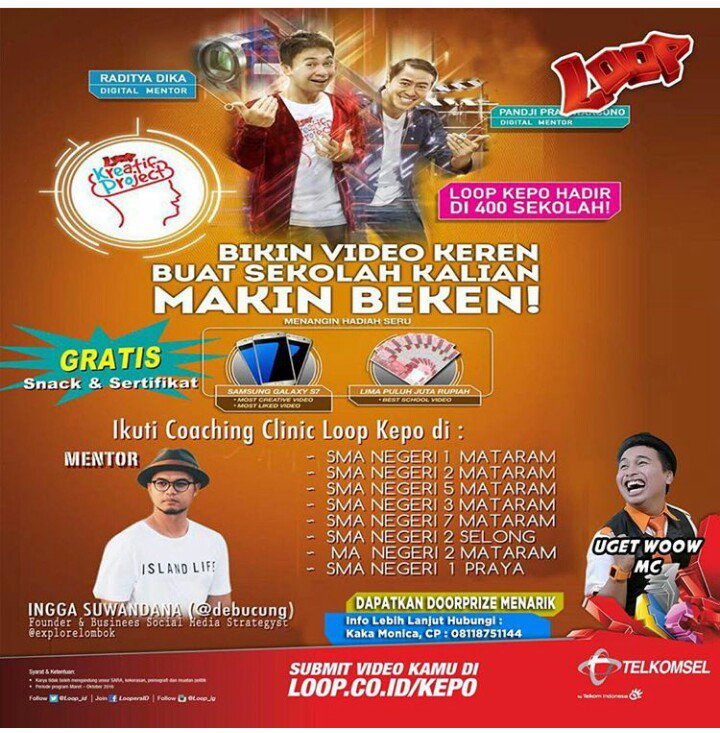 Promote Your school dlm Video dan dapetin Grand Prize 50jt rupiah 😁