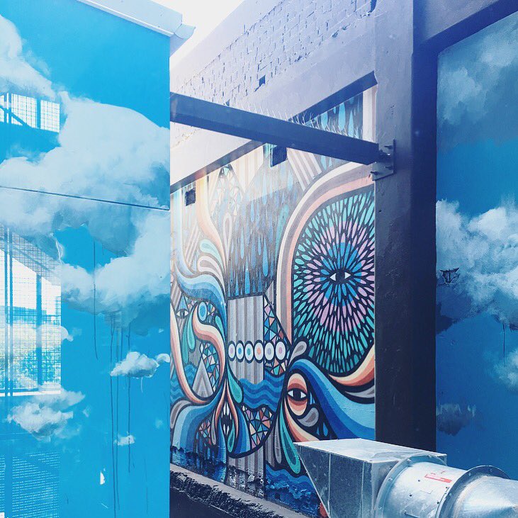 TRYPbrisbane's tweet photo. Rainy days in Brisbane #trypbrisbane #rainy #day #streetart #hotel https://t.co/bKGVjm6F2T