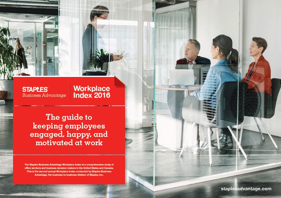 The Staples Business Advantage Workplace Index: Measuring Workplace Trends @StaplesB2B go.staplesadvantage.com/workplaceindex…
