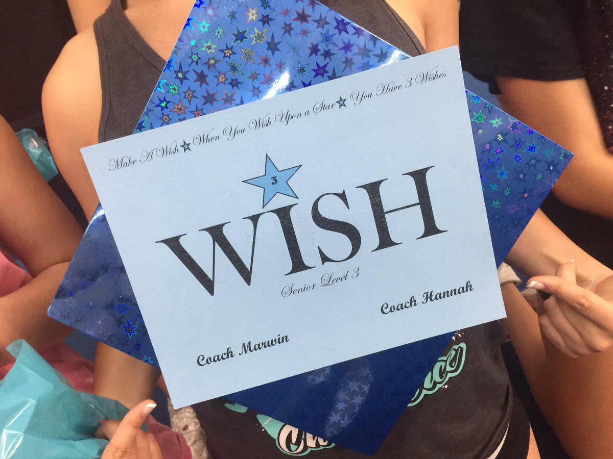 Introducing 'CheerForce Wish' #teamreveal #senior3 #MakeAWish #youhave3wishes #youwish  🌠