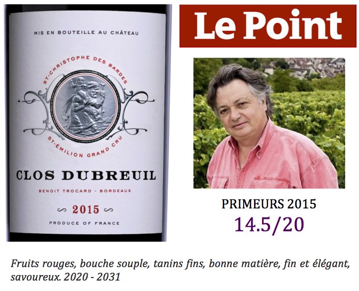 #primeurs2015 Merci <a href="/Dupont_LePoint/">Jacques Dupont</a> 14.5/20 <a href="/Vinsstemilion/">Vins Saint-Emilion</a> <a href="/VinsdeBordeaux/">Les Vins de Bordeaux 🍇</a> <a href="/brasseriebx/">brasseriebordelaise</a> <a href="/vinsbrunin/">Vinsbruninguillier</a> <a href="/TailleventParis/">Taillevent Paris</a>