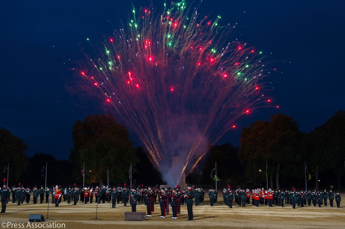 RoyalFamily's tweet photo. The Duke: #TheRifles Sounding Retreat is a "tribute to all those of The Regiment who have been killed or injured" https://t.co/bp7cOqStV0