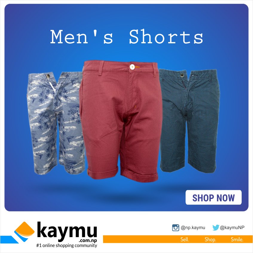 KaymuNP's tweet photo. Stay #cool and make your #style_statement! SHOP HERE--> https://t.co/U0E2bEuw1U
#mens_shorts #buyonkaymu https://t.co/tSCO6n7JGN