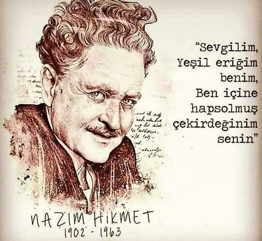 AzizeDogangun's tweet photo. #NazımHikmet https://t.co/i7awYqeJXf