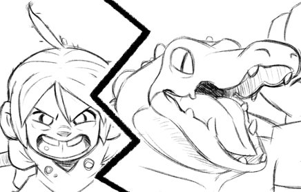 I'm doing a duo drawing! 