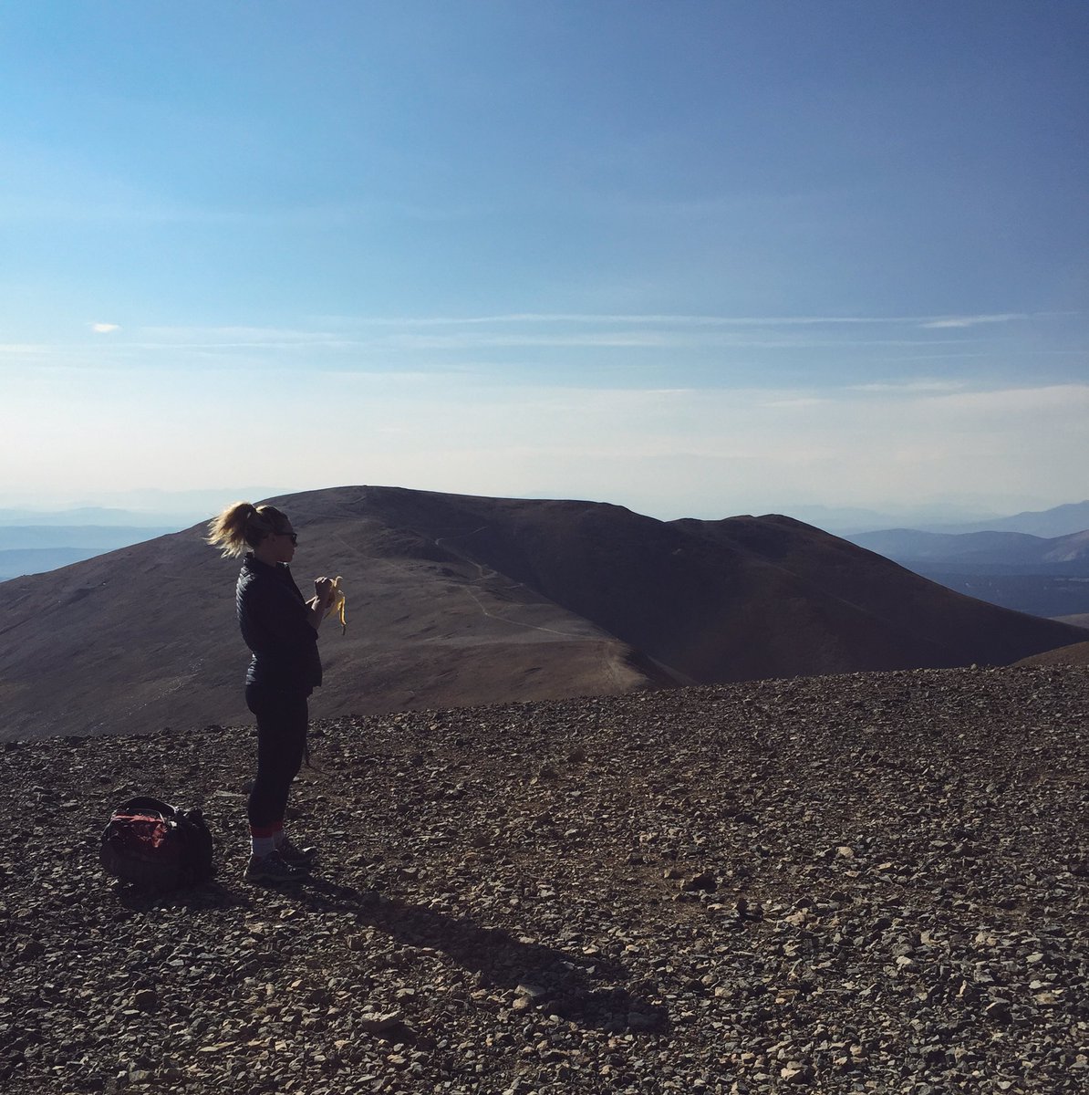 Shamanda_Groves's tweet photo. Denver birthday today! Happy three years, Denver. #Denver-sery cheers to eating bananas 14,000 ft high. https://t.co/gReItyONIV