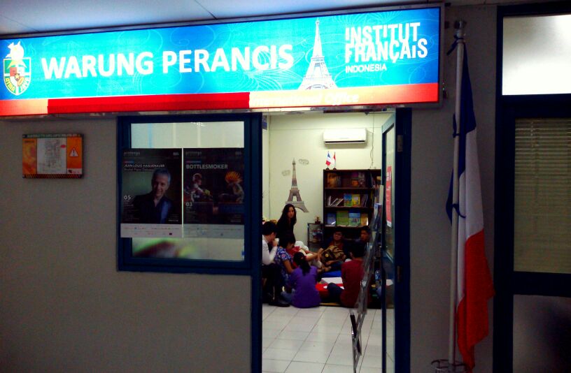 Berbincang-bincang di Warung Prancis Unika Atma Jaya @CampusFranceINA