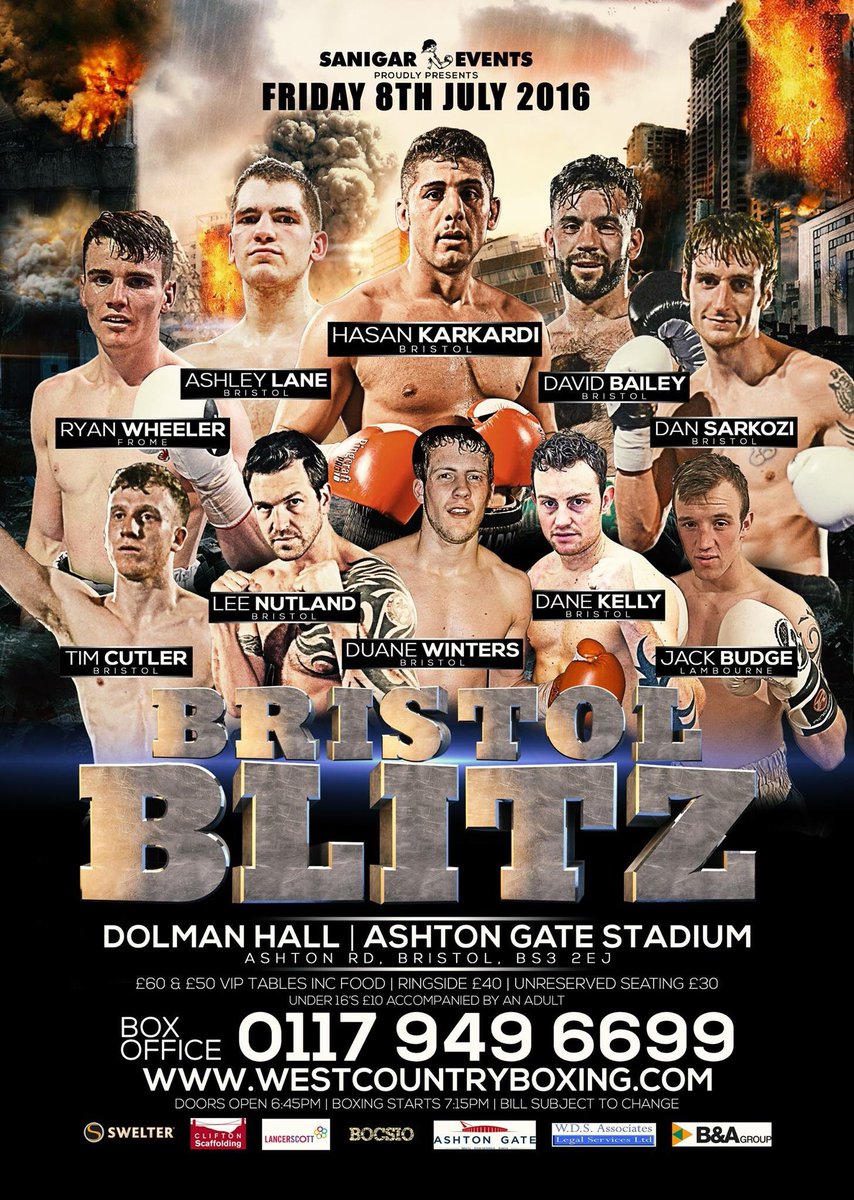 CCs_Bristol's tweet photo. Get your tickets early for this great night of #Boxing! Look out for the CCs #RingGirls in action! #BristolBlitz https://t.co/P7QXuTcZe8