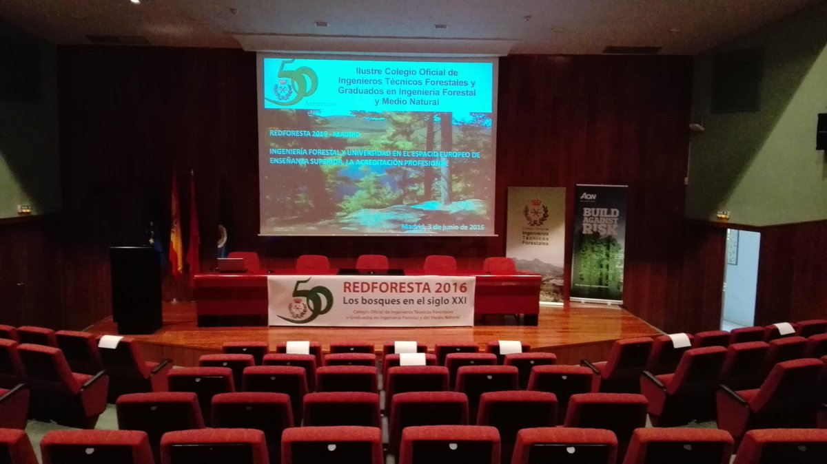 racasant's tweet photo. Todo listo para el comienzo de #Redforesta2016 Madrid @IngForestal50 #Ingenieriaforestal y Universidad https://t.co/aqoEWpwopt