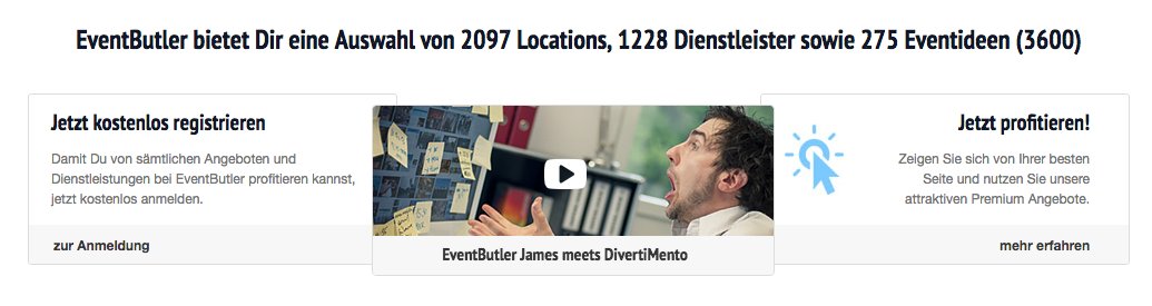 Event_Butler's tweet image. Kleines Jubiläum: 3600 aktuelle &amp;amp; innovative Eventangebote auf EventButler - vielen Dank! eventbutler.ch