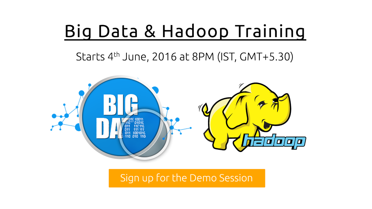 IKnowBigData's tweet image. Join our introductory session on &apos;Big Data &amp;amp; Hadoop&apos; on 4th June @ 8PM (IST) - attendee.gotowebinar.com/register/67921…