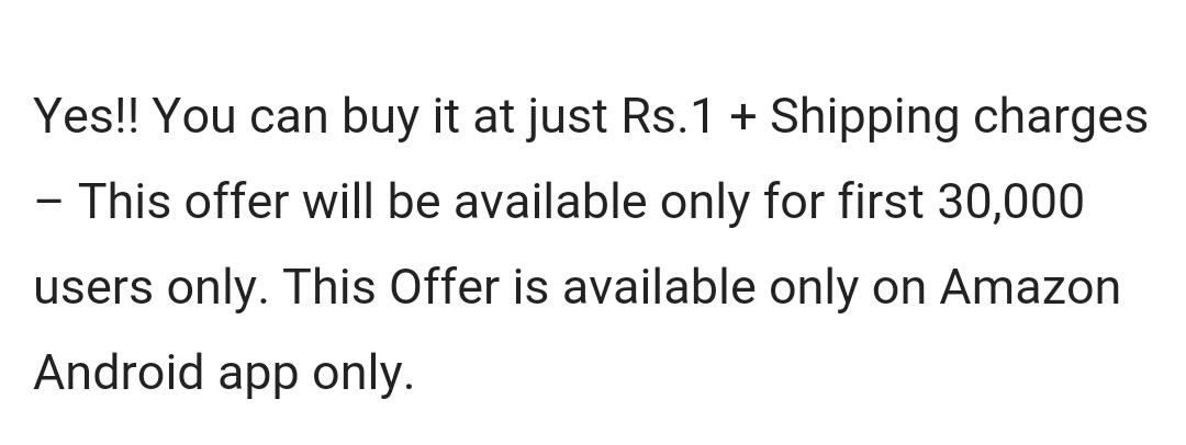 rahuulPermaBull's tweet image. I ain't that lucky today! #oneplus #oneplusloopvr #amazonappdown