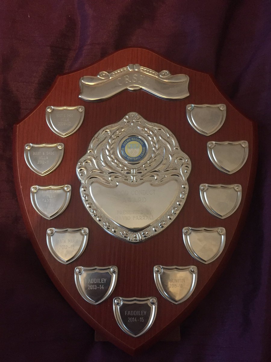 HaslingtonFC's tweet photo. PT2 - The club have been awarded the good conduct award for the 2015/2016 season. https://t.co/sXFONaikV4