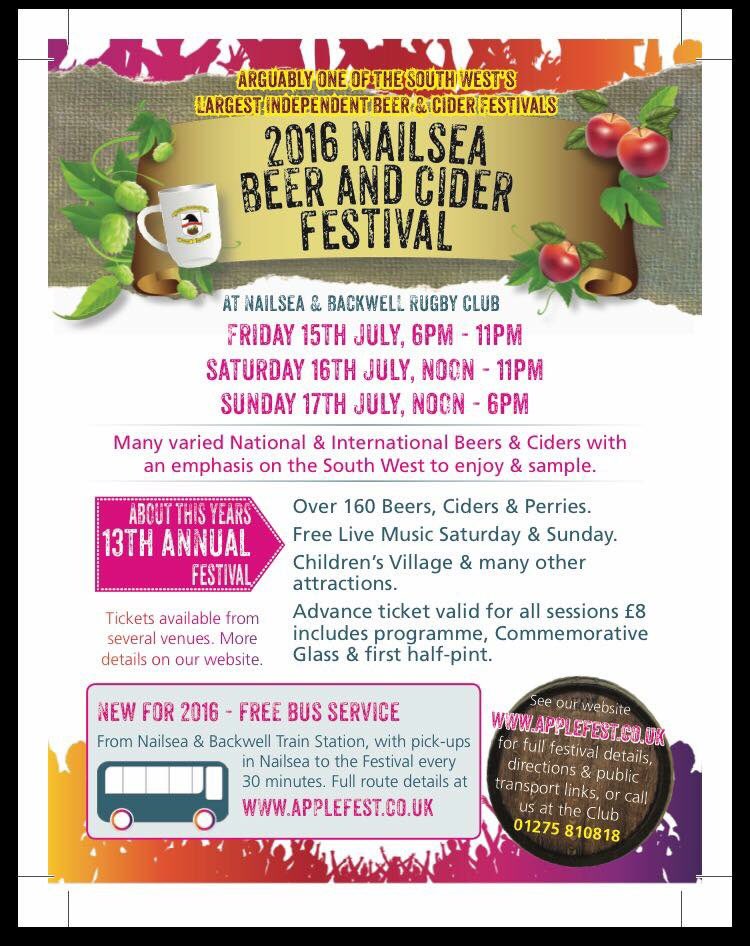 Less than 6 weeks to go .. #beer #cider #music #festival #nailsea #backwell #bristol #comedy