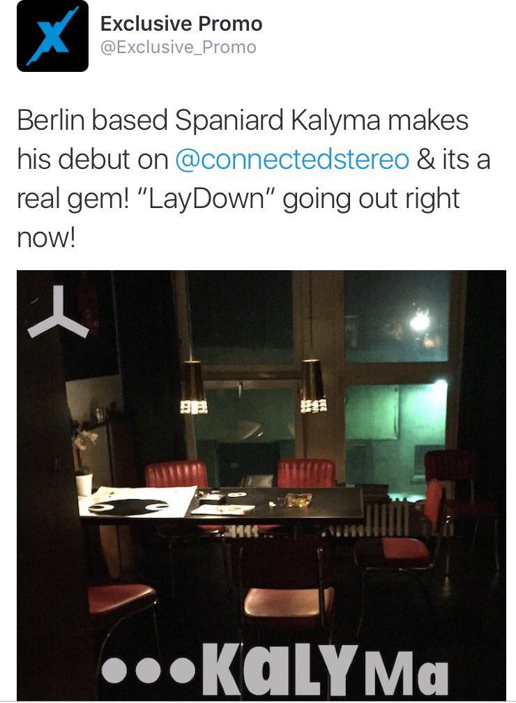 fetischterranov's tweet photo. #connected006 #kalyma #LayDown via @Exclusive_Promo @connectedstereo @KOMPAKTREC @DispersionPR merci @andmeandyou 🗣👥 https://t.co/kOzte1Z3nq