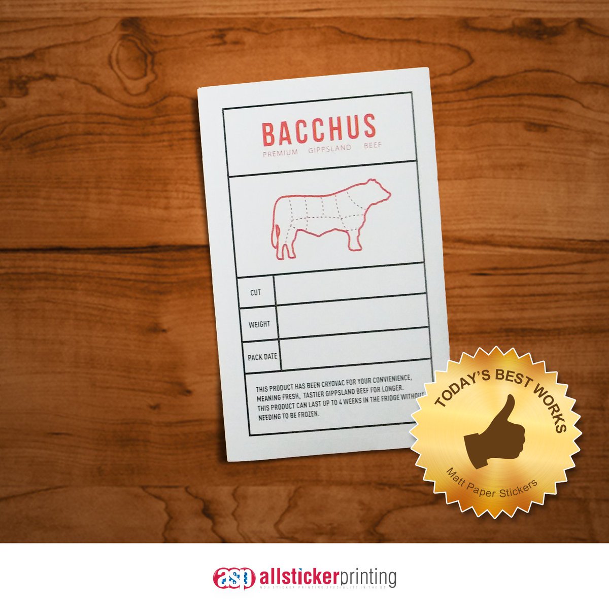 AllStickerPrint's tweet image. #FactFriday If you are looking for package labels that is possible to write on choose #Matt #Paper #Sticker.