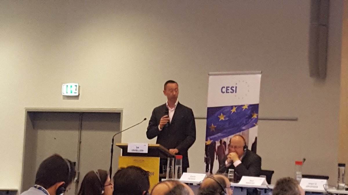 CESIunions's tweet photo. Join the discussion &amp; tweet your questions for the moderator @DirkAntonvM on our Twitter wall at #CESIosh1 https://t.co/8uzFIIjNHk