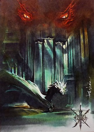 MiddleArt's tweet photo. "Step Into the Light" - art by #DavidDeb #deviantart 
#TheHobbit #fanart @TheHobbitMovie https://t.co/V6HMU9AG74