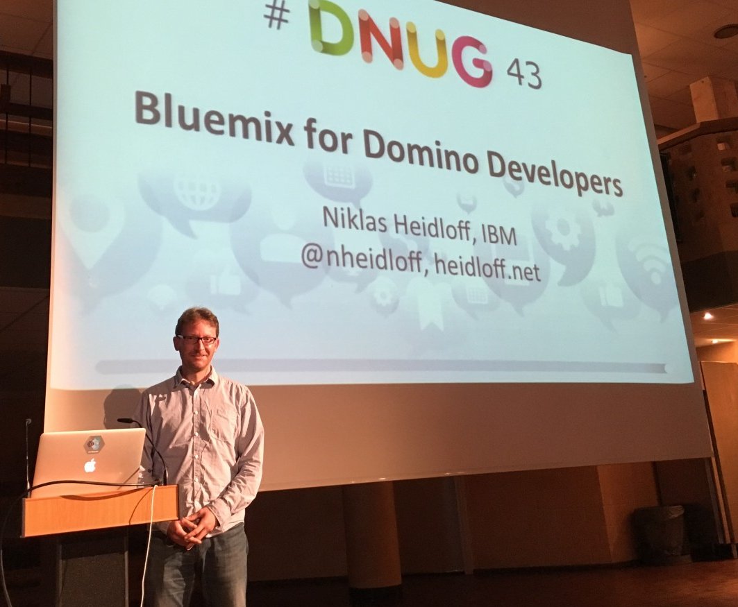 nheidloff's tweet photo. Pictures from #Bluemix at DNUG https://t.co/Ribqpf2hvH https://t.co/8rVEZe9fUc