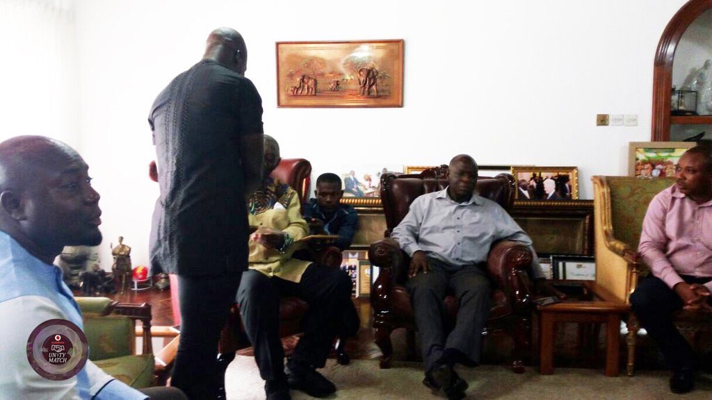 STAPP_4's tweet photo. Paid a courtesy call on the ex-president, John Agyekum Kufour to formally invite him to the #VodafoneUnityMatch https://t.co/t8zCVacrIQ