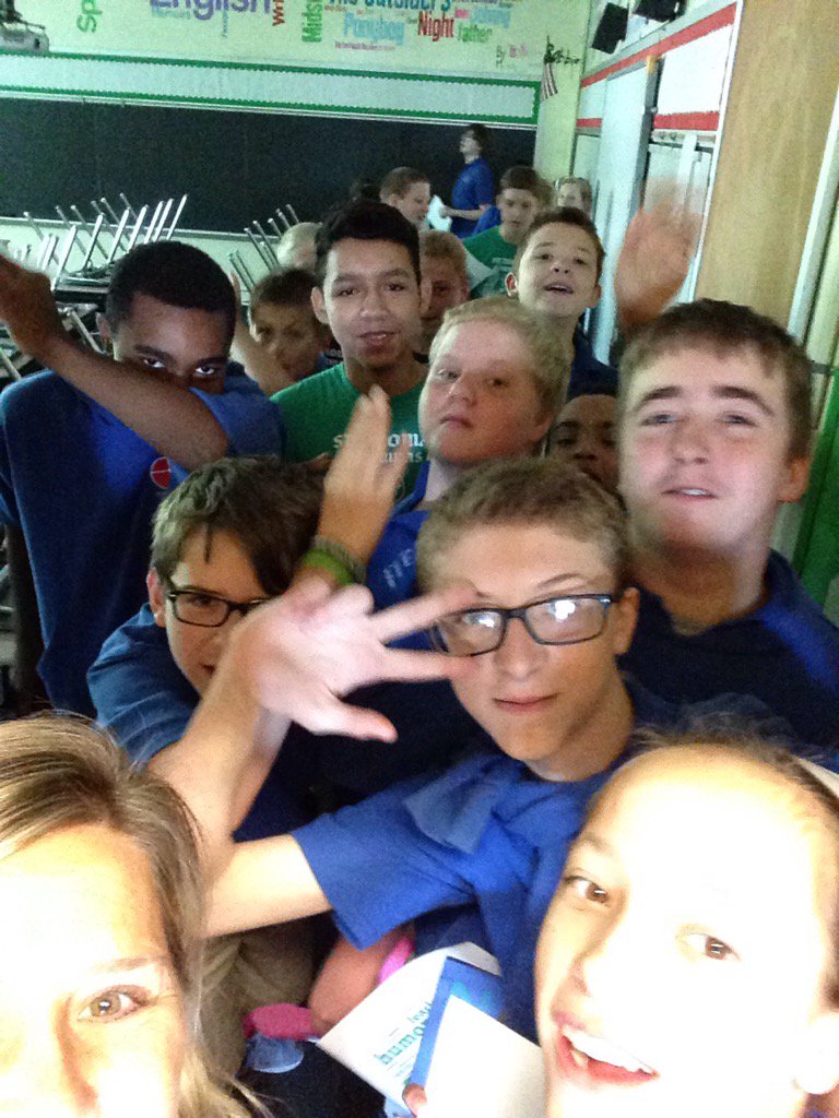 7th grade selfie...kind of! #time4summer