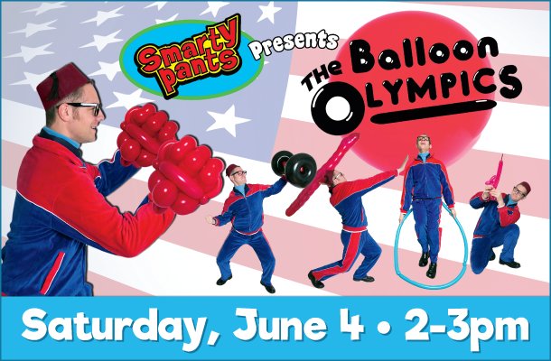 ChicagoRidgeLib's tweet image. Smarty Pants presents the Balloon Olympics tomorrow afternoon at 2pm! Sponsored by the Chicago Ridge PTA.