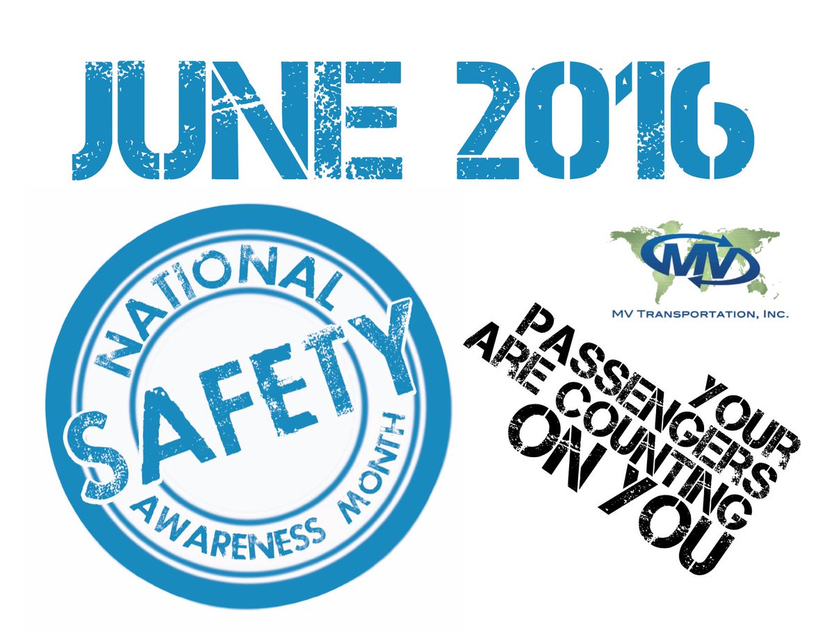 MVSafetyTeam's tweet photo. Stay safe at work and at home. National Safety Awareness month 2016! #MVSafetyAwareness https://t.co/VAmPK4z8fZ